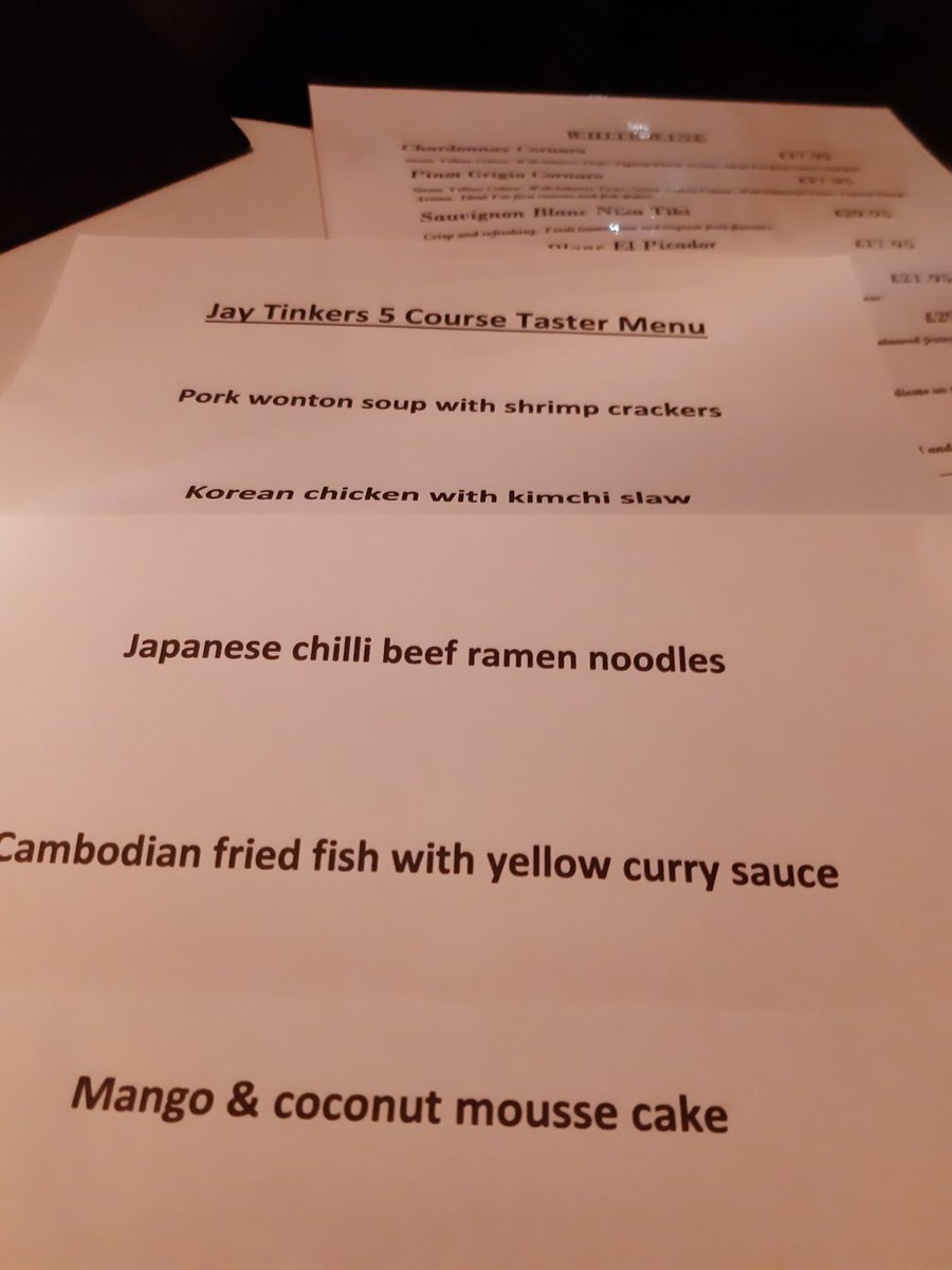 EpiMicrobakery's tweet photo. Fabulous 5 course taster menu inspired by Asian Street food by @Jay_tmasterchef at the Anelli hotel and Amici Bar @Southport_UK https://t.co/l7tUtd9m1G https://t.co/gnW21CZuG7