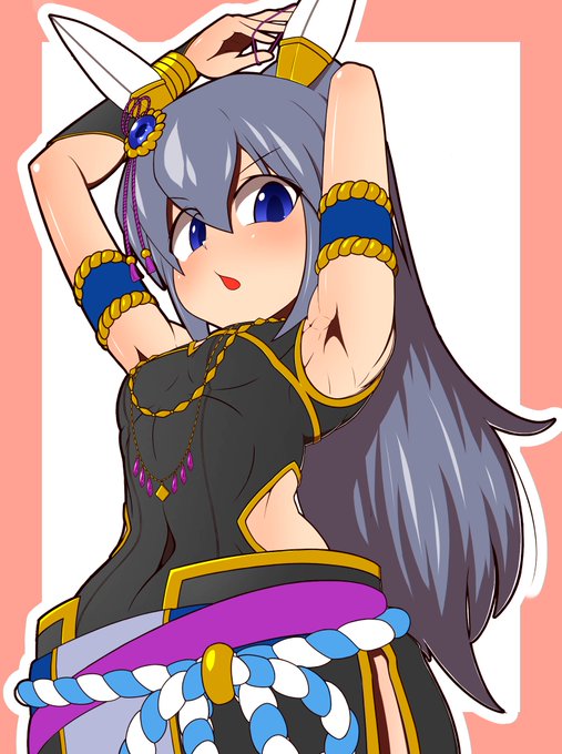 新衣装着替え中のタマモクロス
#ウマ娘 