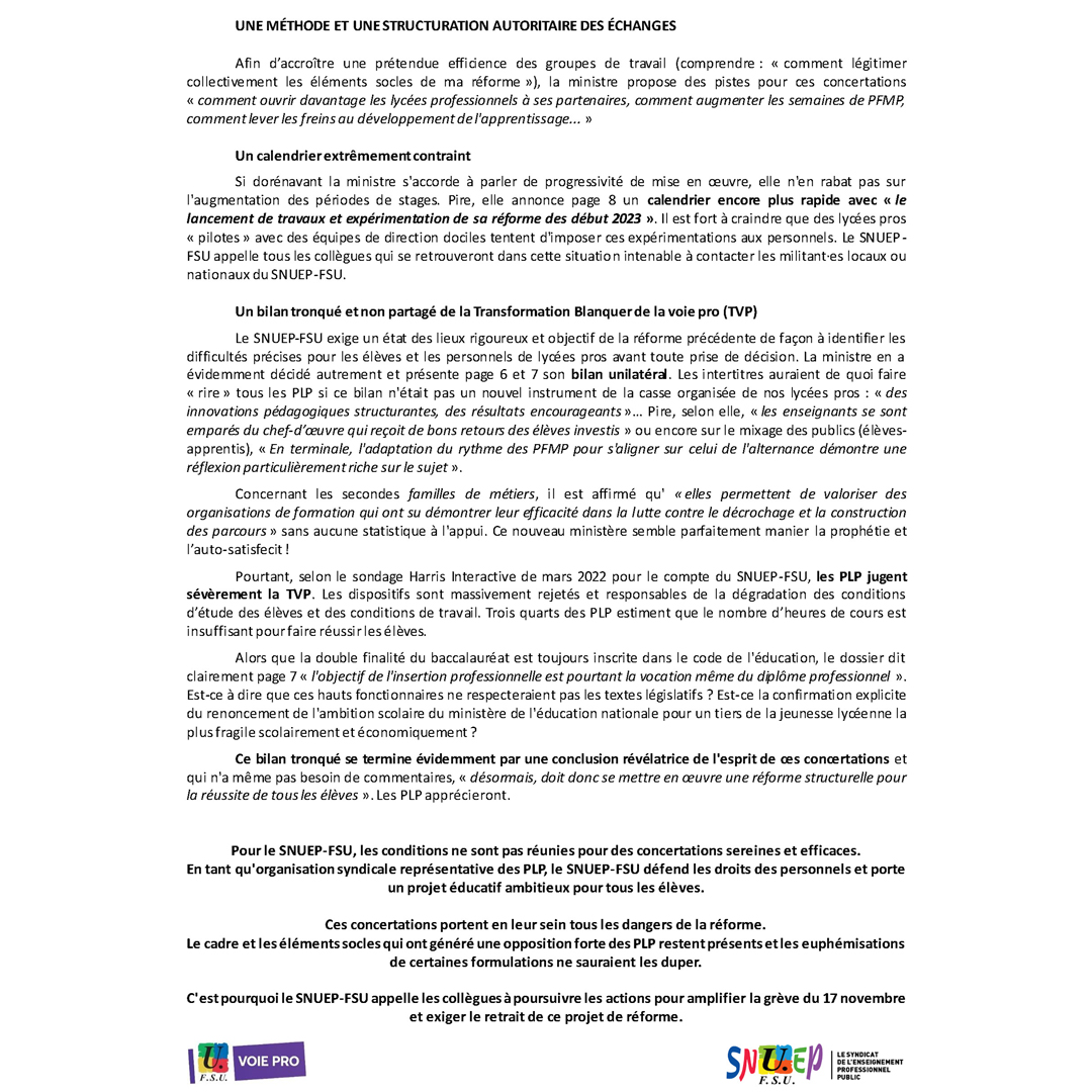 SNUEPFSU's tweet photo. 🚨LETTRE OUVERTE AUX PERSONNELS DE LA VOIE PROFESSIONNELLE
➡Décryptage des éléments qui bordent les prétendues concertations
https://t.co/BKcCLeywGb
#FSUVoiePro #SauvonsLeLyceePro #réforme #snuepfsu #LycéePro #FSU #17novembre #AvecLaFsuPourGagner #balancetareforme #Macron https://t.co/t3gV4Dufbr