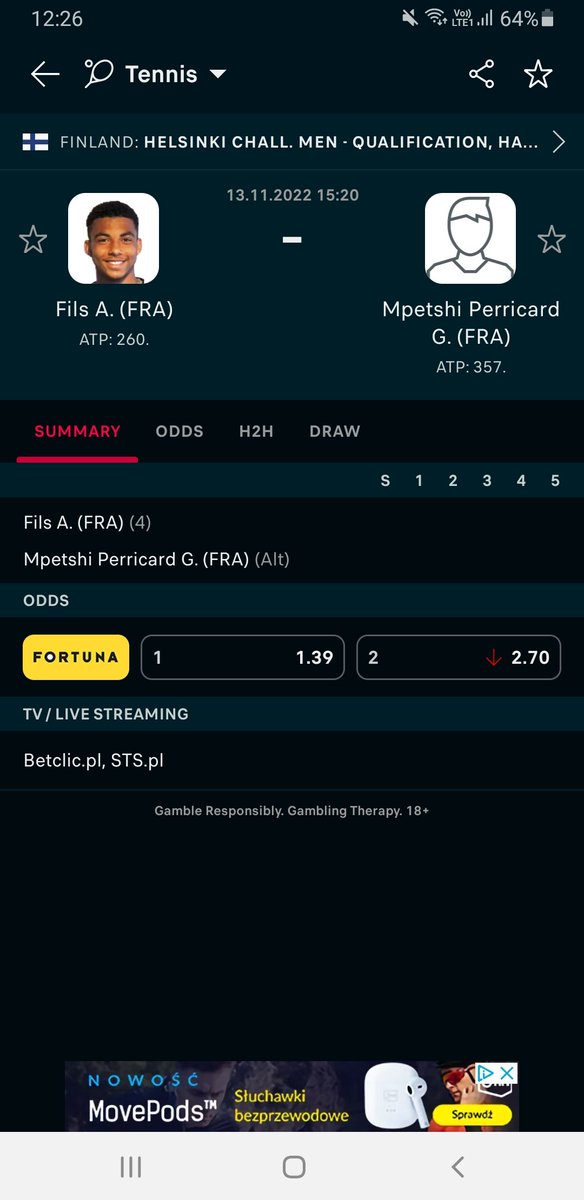 EkspertPL's tweet photo. Interesting match @GaelenBet wonder who'll prevail? The H2H is 1-1 with both matches in 2021... https://t.co/7poFd52pRm