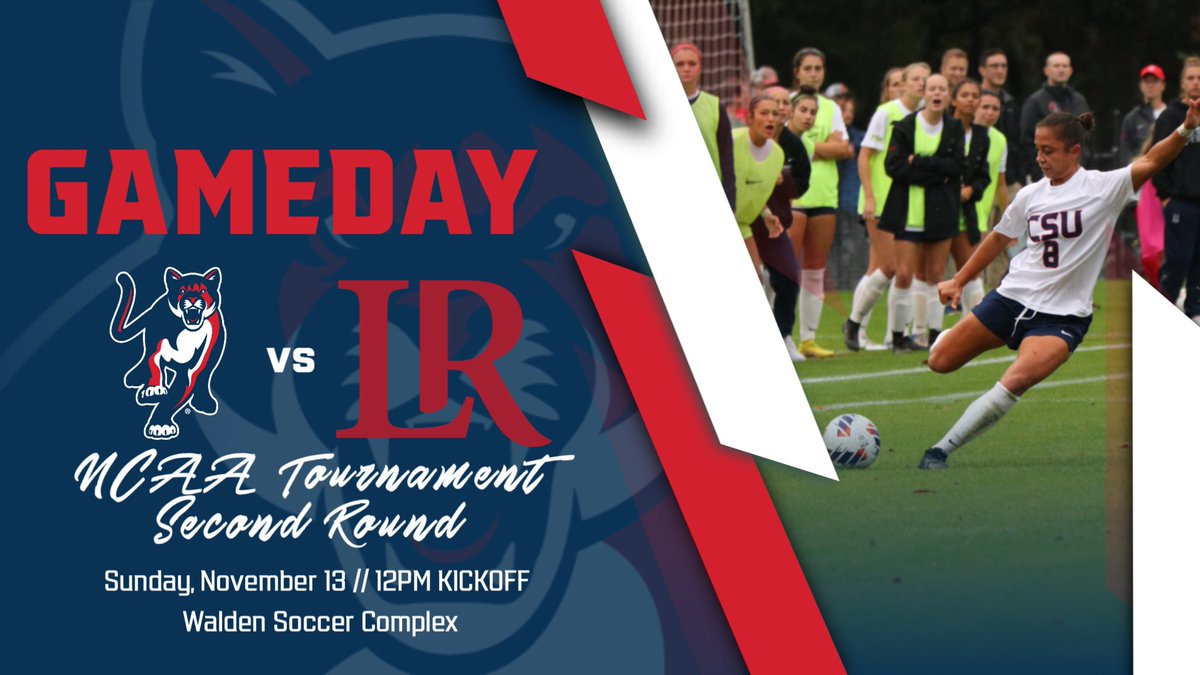 CSUCougarsWSOC's tweet photo. ‼️GAMEDAY: NCAA SECOND ROUND‼️
12PM at THE Walden Soccer Conplex⁉️ Bring your dancing shoes
#GoCSU🐾 #takes2totango https://t.co/fPTgwL3Fhn