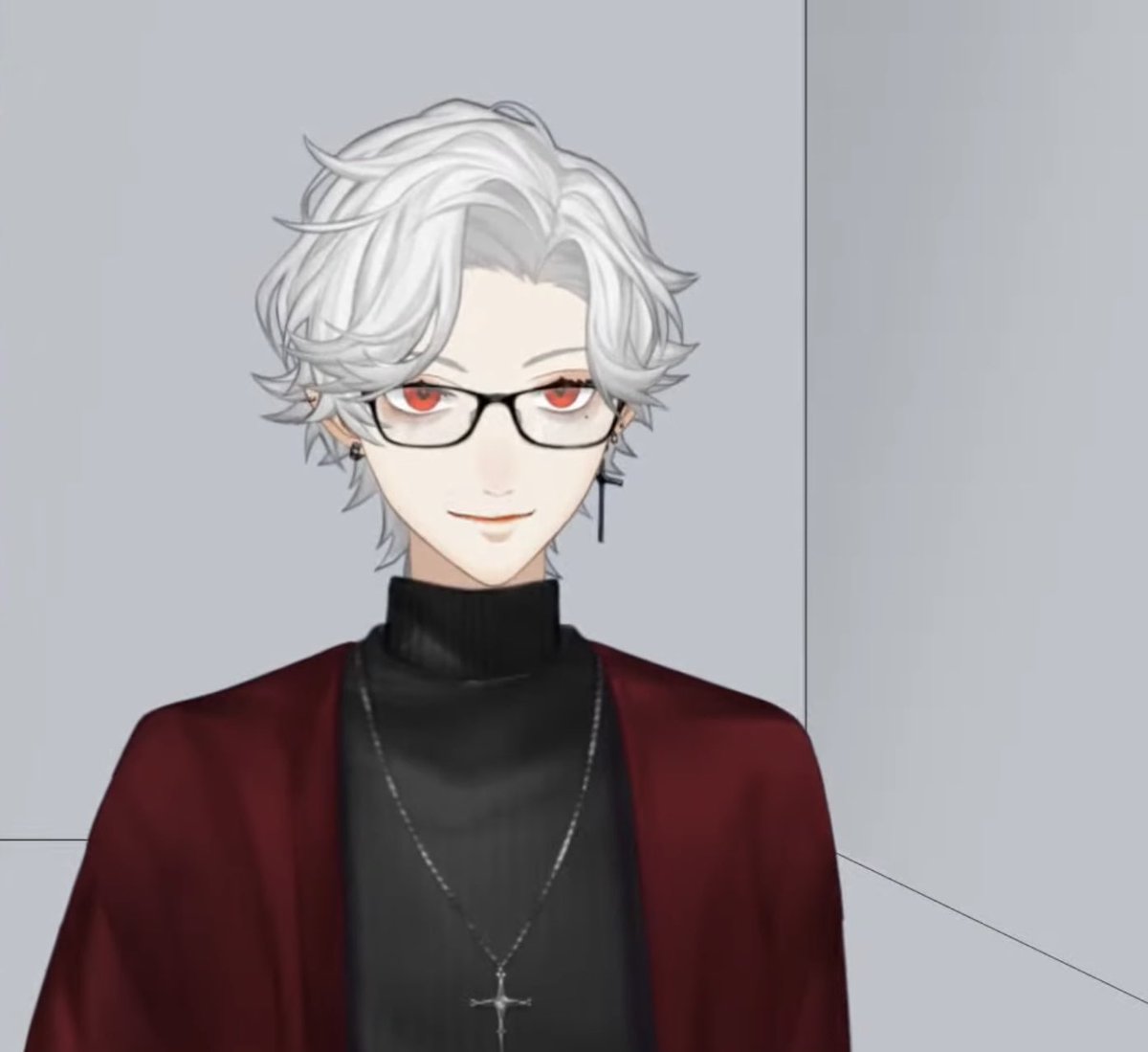 葛葉(にじさんじゲーマーズ) 「 滅っっっっ多に見せていただけないんですけど大人気髪形なんですわあ いいですよね」|葱麻のイラスト