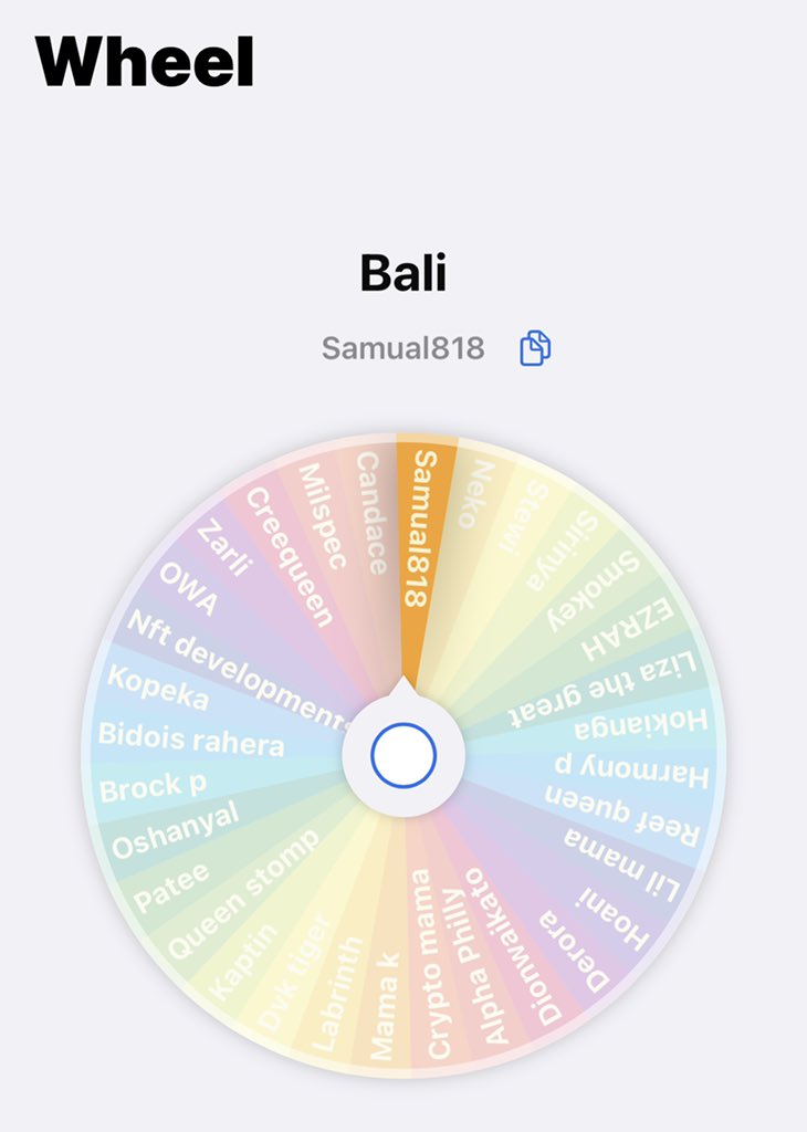 🎉🎉CONGRATULATIONS🎉🎉

TO <a href="/Samuel818_/">Samuel818 🇳🇿</a>  on winning the 7 nights Accomodation at the Calna Bali villas resort for you and one other lucky person 

We will be in contact ❤️❤️❤️

#muteup #podcast #giveaways #abundance #mensmentalhealth #grateful #spinningwheel