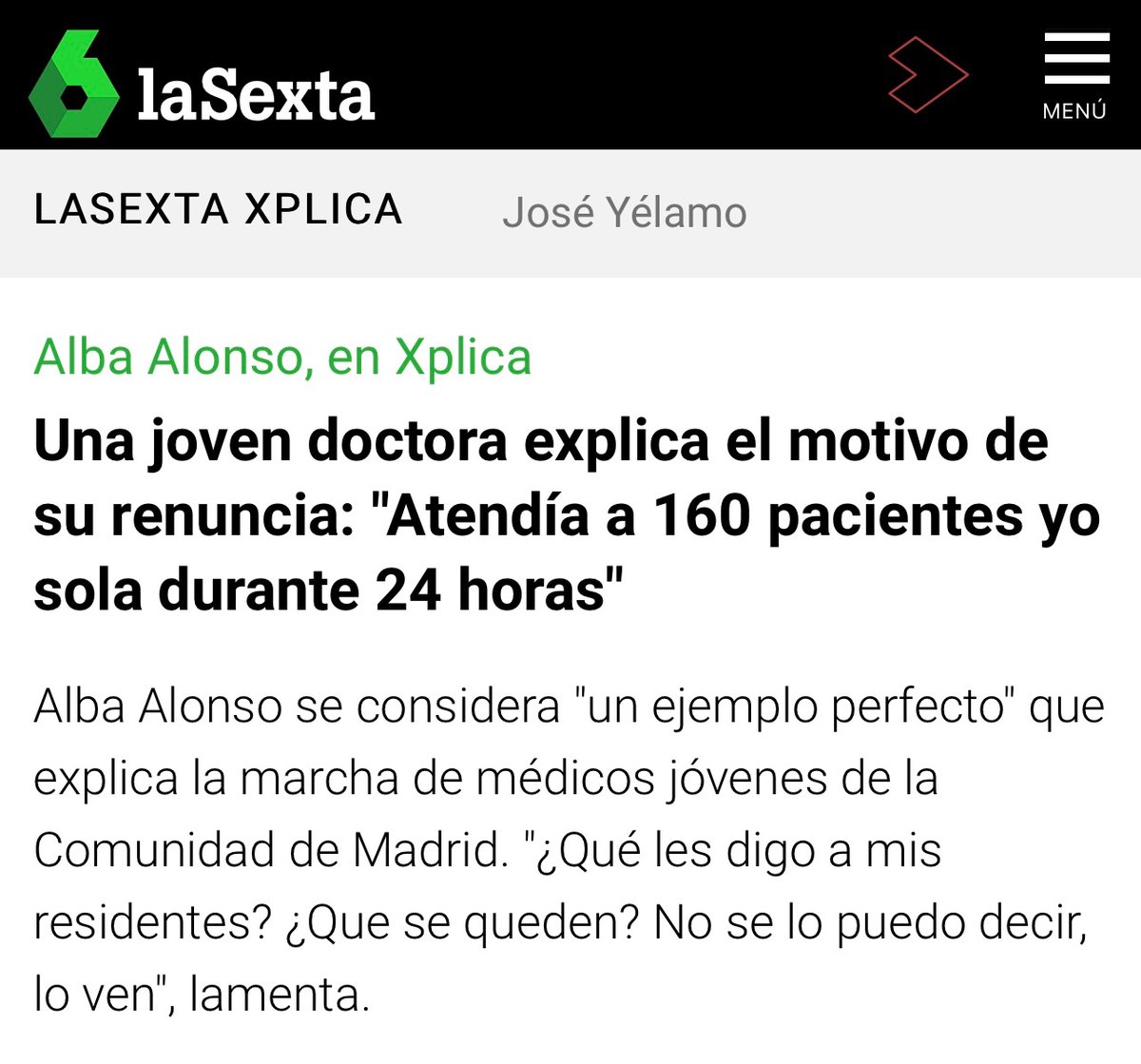 AsociacionMIRe's tweet photo. Los médicos jóvenes no queremos trabajar en Atención Primaria porque no queremos ser explotados laboralmente.

Den buenas condiciones laborales y salariales y entonces encontrarán médicos que quieran trabajar en Atención Primaria. https://t.co/MV4LEMYYxL
