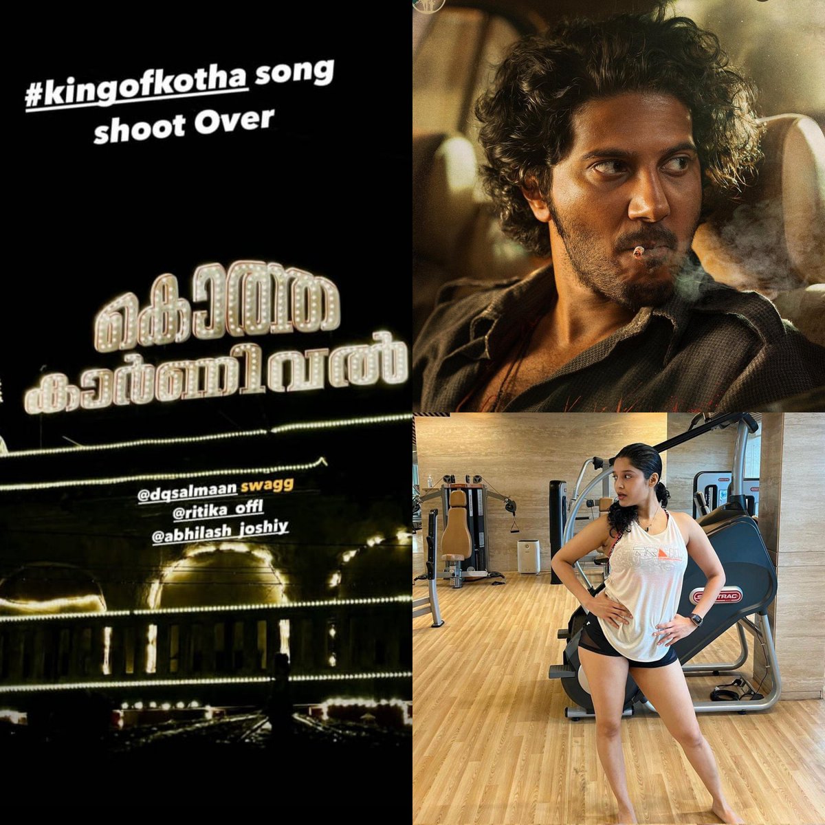 ursniresh's tweet photo. #KingOfKotha song shoot finished. 3-4 more days shoot remaining in Tamilnadu

#DulquerSalmaan @ritika_offl https://t.co/EJQKi2JYI0