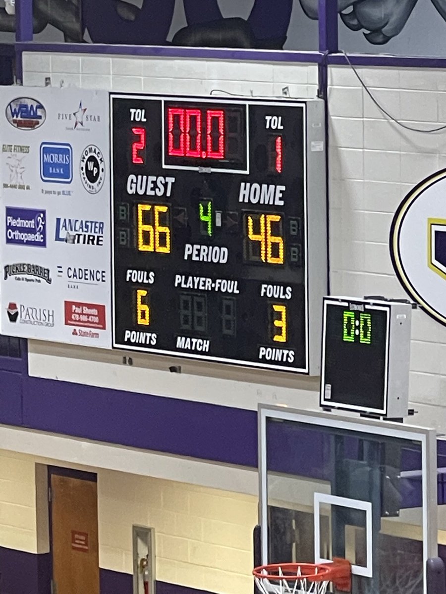 Final score…Tucker vs. Southwest Macon