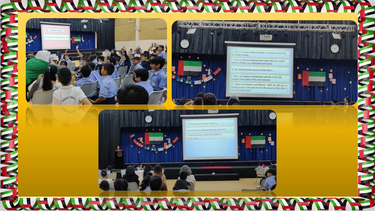 dubai_gem1's tweet photo. The exciting ' Proud to be in the UAE' quiz competition at DGPS!
@KHDA https://t.co/aXTNqebftG