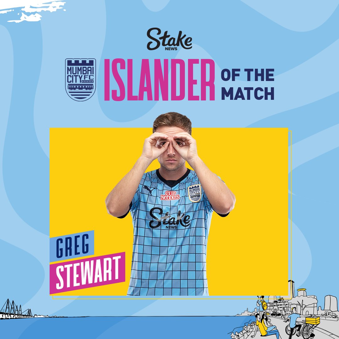 MumbaiCityFC's tweet photo. ๐๐ป๐ผ๐๐ต๐ฒ๐ฟ ๐ผ๐ป๐ฒ! ๐คฉ
เคฎเคเคกเคณเฅ, your @stakenewsindia Mumbai City Islander of the match is none other than Greg Stewart โก๏ธ
#GregAalaRe #CFCMCFC #MumbaiCity #AamchiCity ๐ต https://t.co/fIat7iOFD9