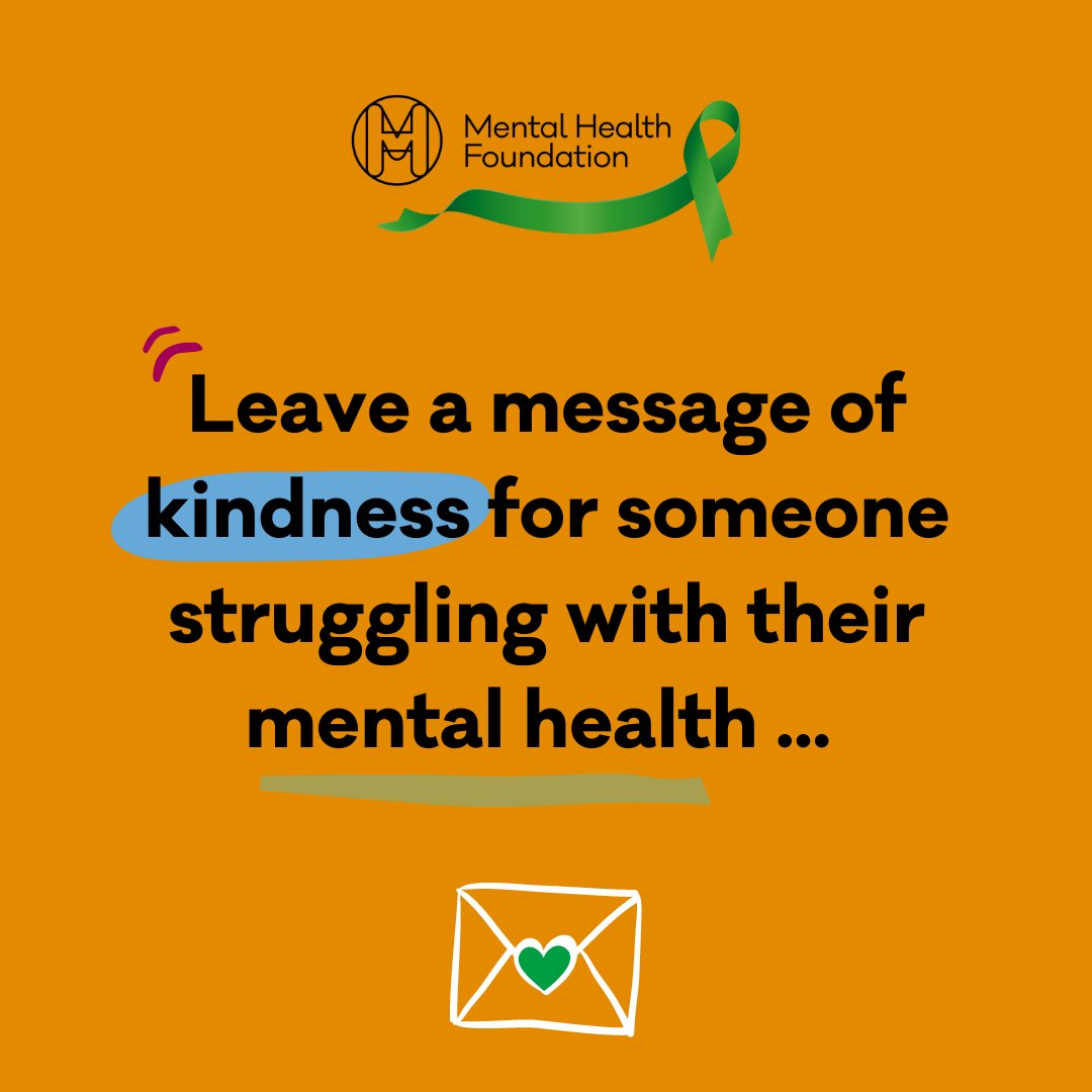 mentalhealth's tweet photo. Leave a message of kindness for someone who is struggling with their mental health right now 💬? #KindnessMatters #WorldKindnessDay

Need to talk?
@samaritans are available 24/7 for free on 116 123 (UK) and whatever you're going through, they're here to face it with you. https://t.co/oB14ZMWaZv