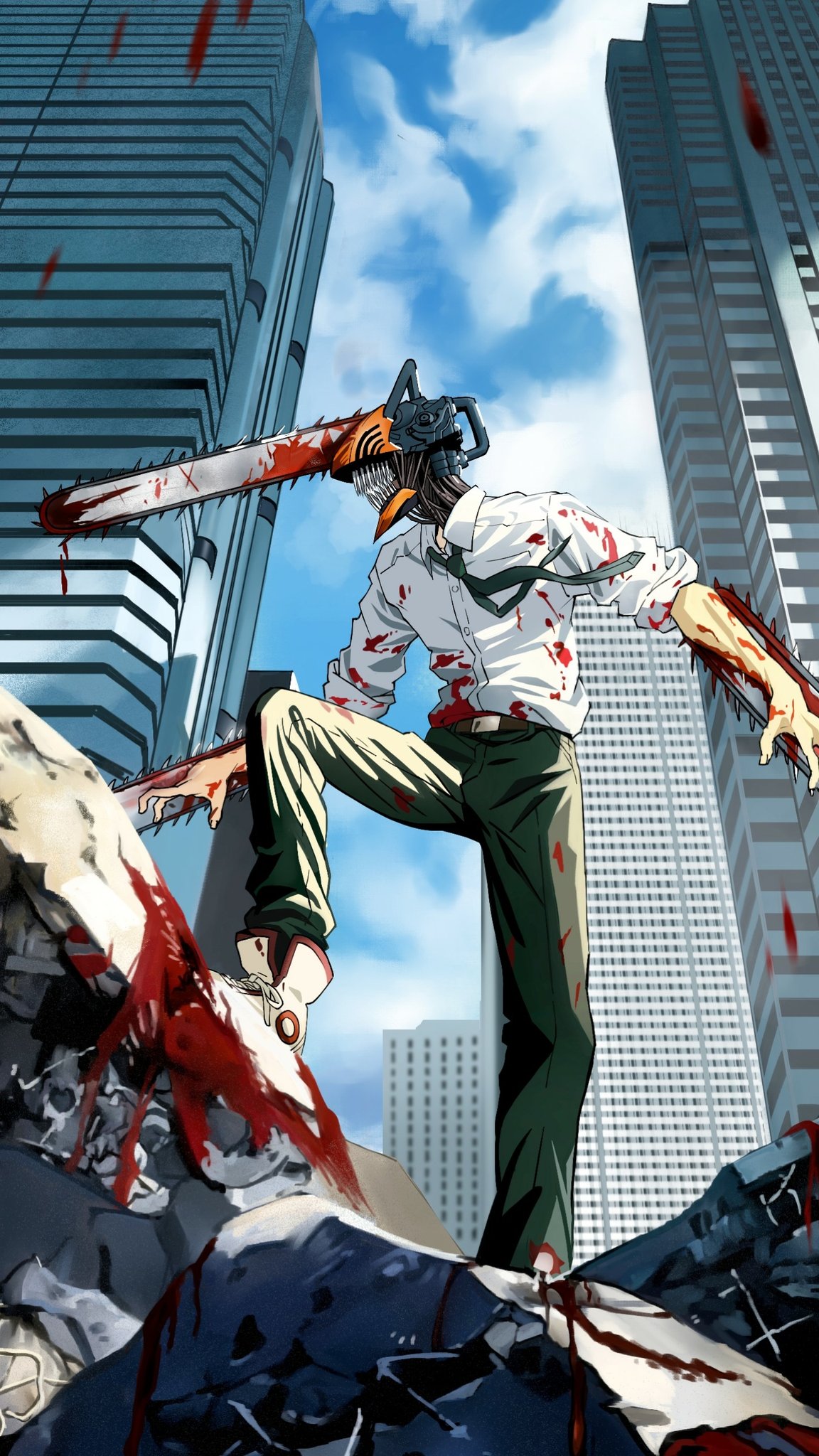 Chainsaw man  Chainsaw, Man wallpaper, Cool anime wallpapers