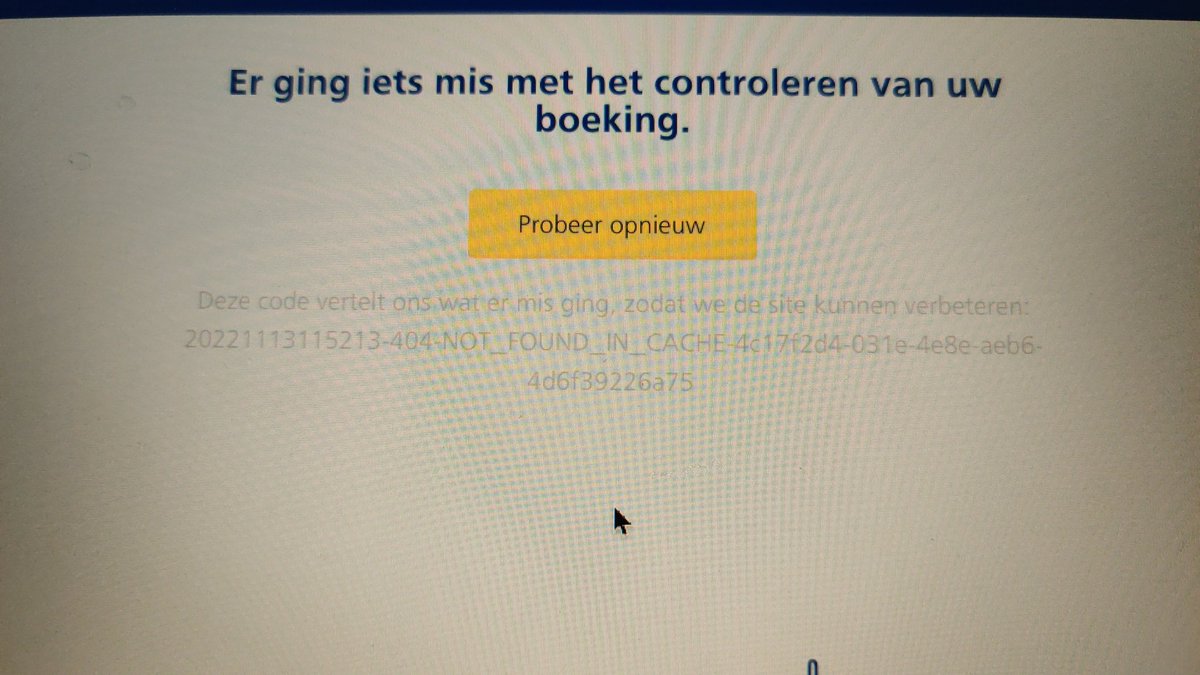 vvveraa_'s tweet photo. @NS_online , ik probeer al een week treintickets te boeken richting Londen voor maart volgend jaar. Echter als ik mijn boeking wil controleren heb ik constant een foutmelding. Hoe nu verder? https://t.co/xo3qj2kzQA