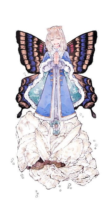 「blue cloak butterfly wings」 illustration images(Latest)