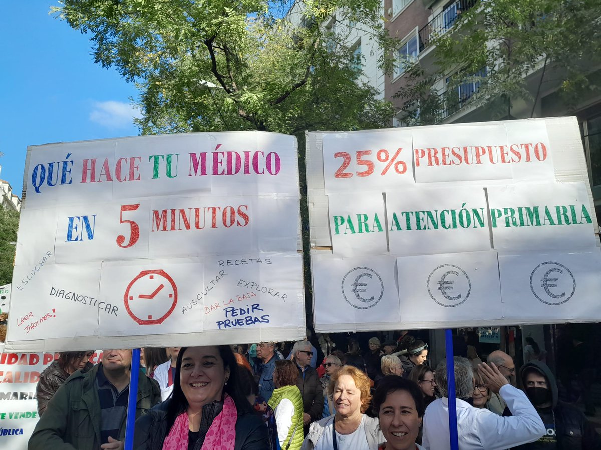 ¿ qué hace tu médic@ en 5 minutos? #MadridSeLevantaEl13 #MadridSeLevantaEl13N #SanidadPublica