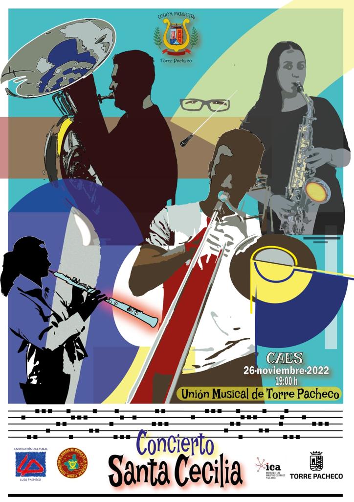 Os presentamos el cartel de nuestro concierto de Santa Cecilia. 
Como siempre GRACIAS a <a href="/chabambaa/">P_oli</a> . ARTISTA!!!!!

<a href="/CAEStpacheco/">CULTURA/CAES</a> <a href="/tuweb_tv/">tuweb TV</a> <a href="/Radio_TP_/">Radio Torre-Pacheco</a> <a href="/TorrePachecoNew/">torrepacheconews</a> <a href="/velerosdetierra/">Molinos TorrePacheco</a> <a href="/TorrepFedPenas/">FedPeñasTorrePacheco</a> <a href="/ParroquiaTP/">Parroquia T-Pacheco</a> <a href="/TurismoTPacheco/">TurismoTorrePacheco</a>