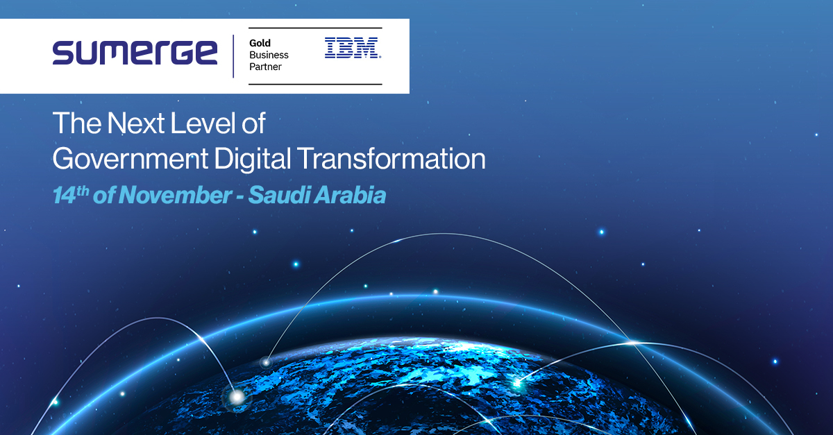 Sumerge's tweet photo. We are pleased to announce our upcoming event in partnership with @IBM on the 14th of November taking place in Saudi Arabia discussing the Next Level of Government #DigitalTransformation.
Stay tuned for an exclusive event coverage!

#Sumerge #IBM #SaudiArabia #SaudiVision2030 https://t.co/3FzIDIwHu4