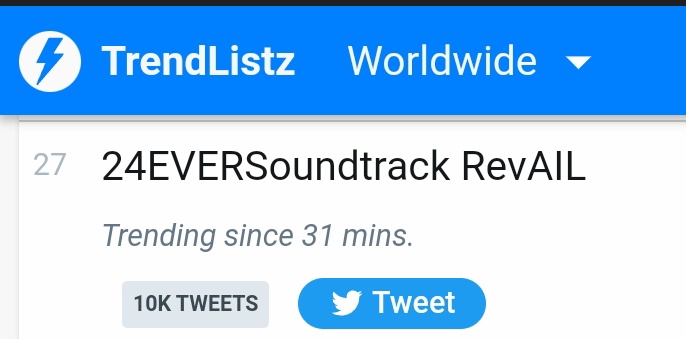 10K Tweets Unlocked and Tags Now Trending on 3rd &amp; 9th Spot Nationwide, and also 27th Spot Worldwide. Keep your fresh tweets coming, TP Warriors!

24EVERSoundtrack RevAIL
#DonnyPangilinan | #BelleMariano
#DonBelle | #AnInconvenientLove 
#AnInconvenientSoundtrack