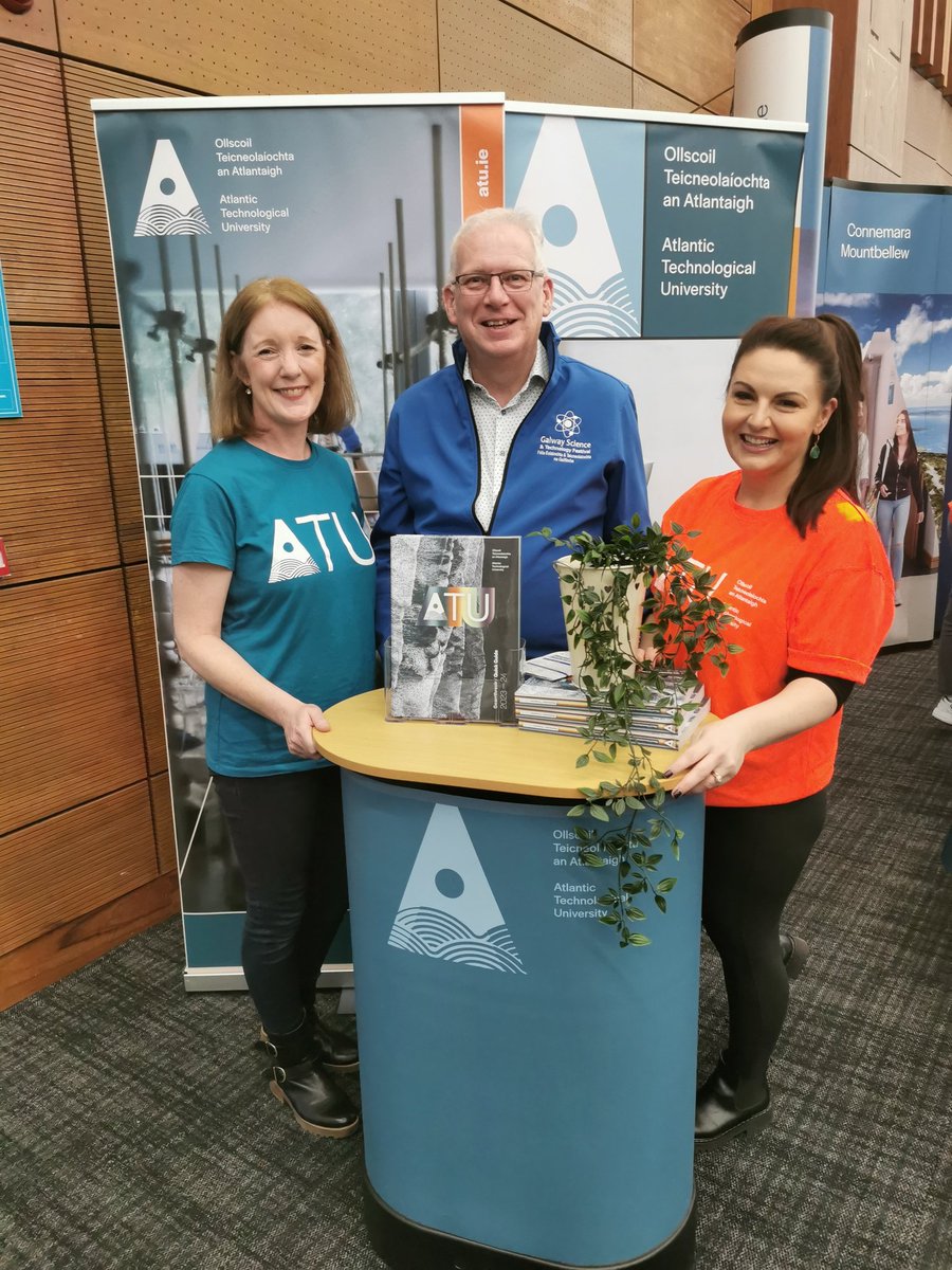 A shout out to our amazing Student Ambassadors spreading their enthusiasm at today's <a href="/galwayscience/">Galway Science & Technology Festival</a> Festival! #STEM #GalwayScience #AtlanticTU #Thefutureishere