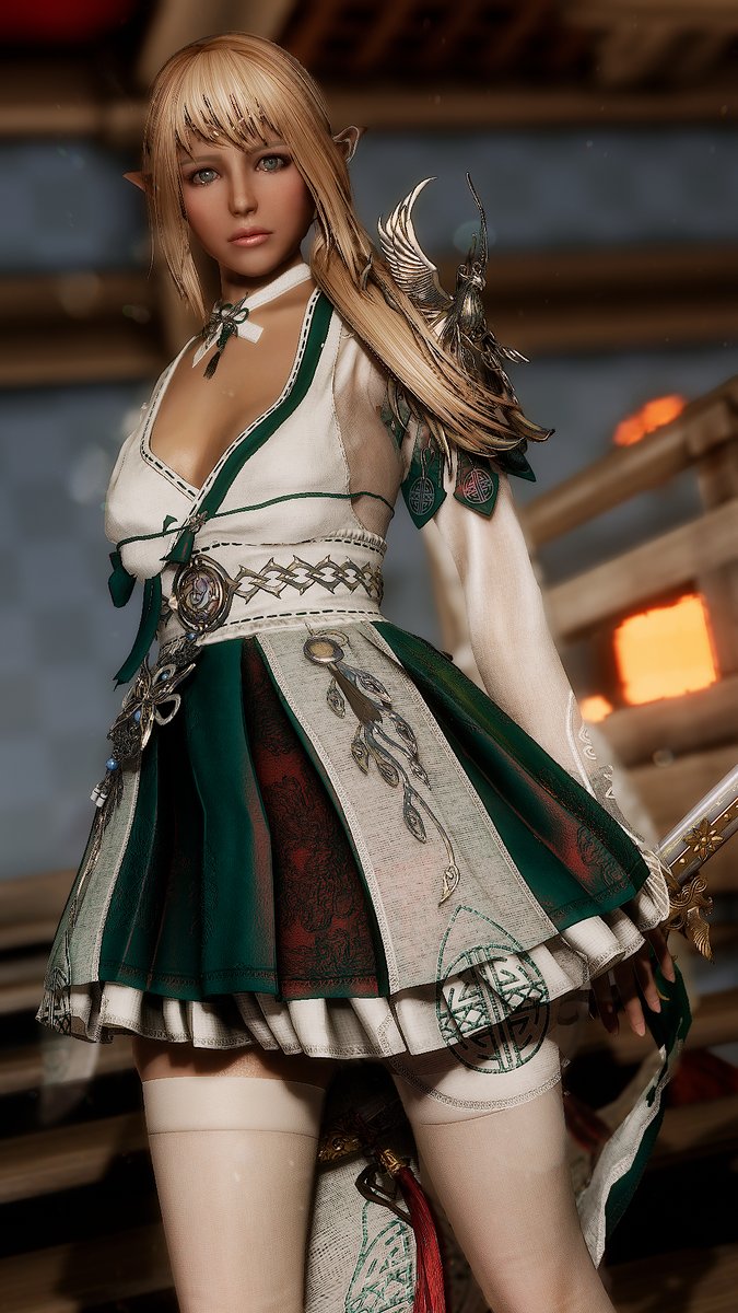 moz_302's tweet photo. [Phoenix Soul hdt SMP]お試し。
エルフに巫女服もなかなかよき🙂 #Skyrim #スカイリム https://t.co/a3FSDjCcKh