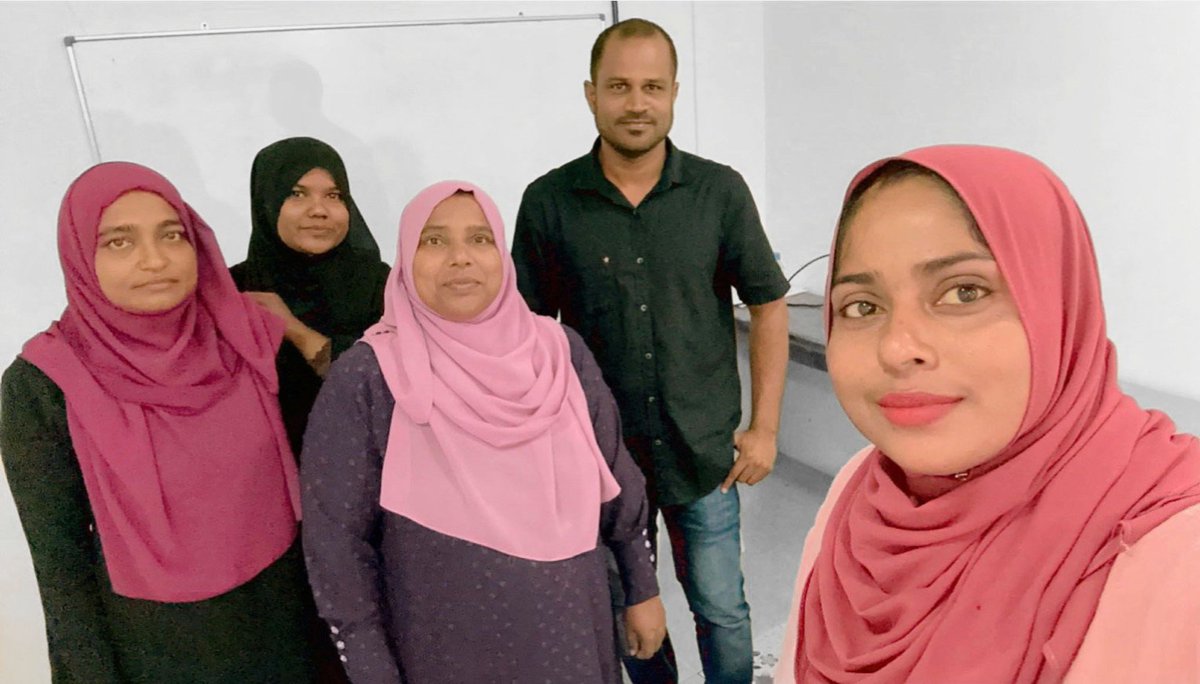 Echmerrd's tweet photo. Completed another module at MIC - MECE Laamu campus with a bunch of very exciting students.  It was such a great learning experience with these enthusiastic ladies https://t.co/8zLCvkIiD0