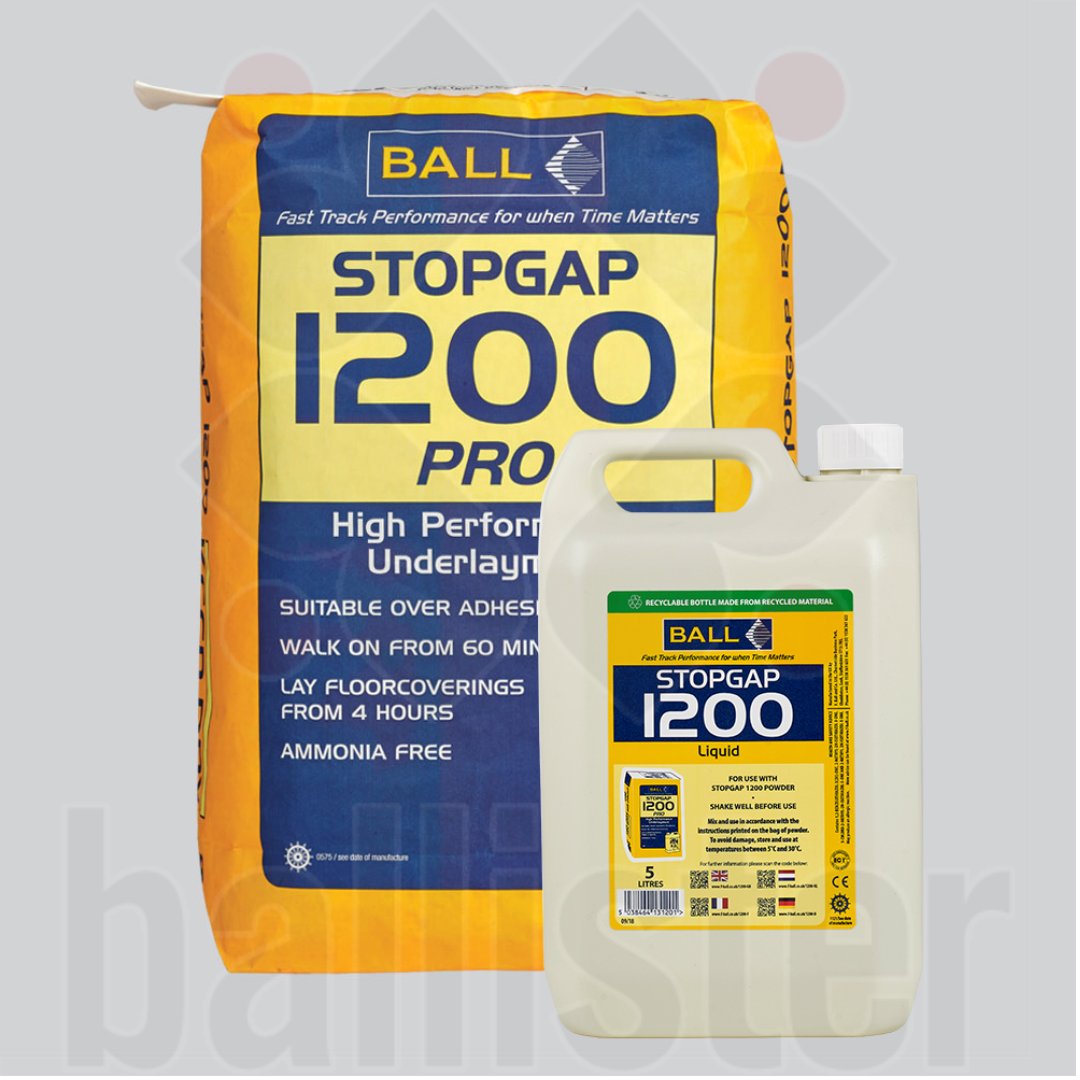 Ballister_UK's tweet photo. Ballister now stock FBall Stopgap 1200 at both the London and Reading branches. Stopgap 1200 is a two-component smoothing compound that is suitable for use over most subfloors, including over adhesive and bitumen residues.

#flooringcontractors #floorlayers #fball #flooring https://t.co/Z54HYgGmF3