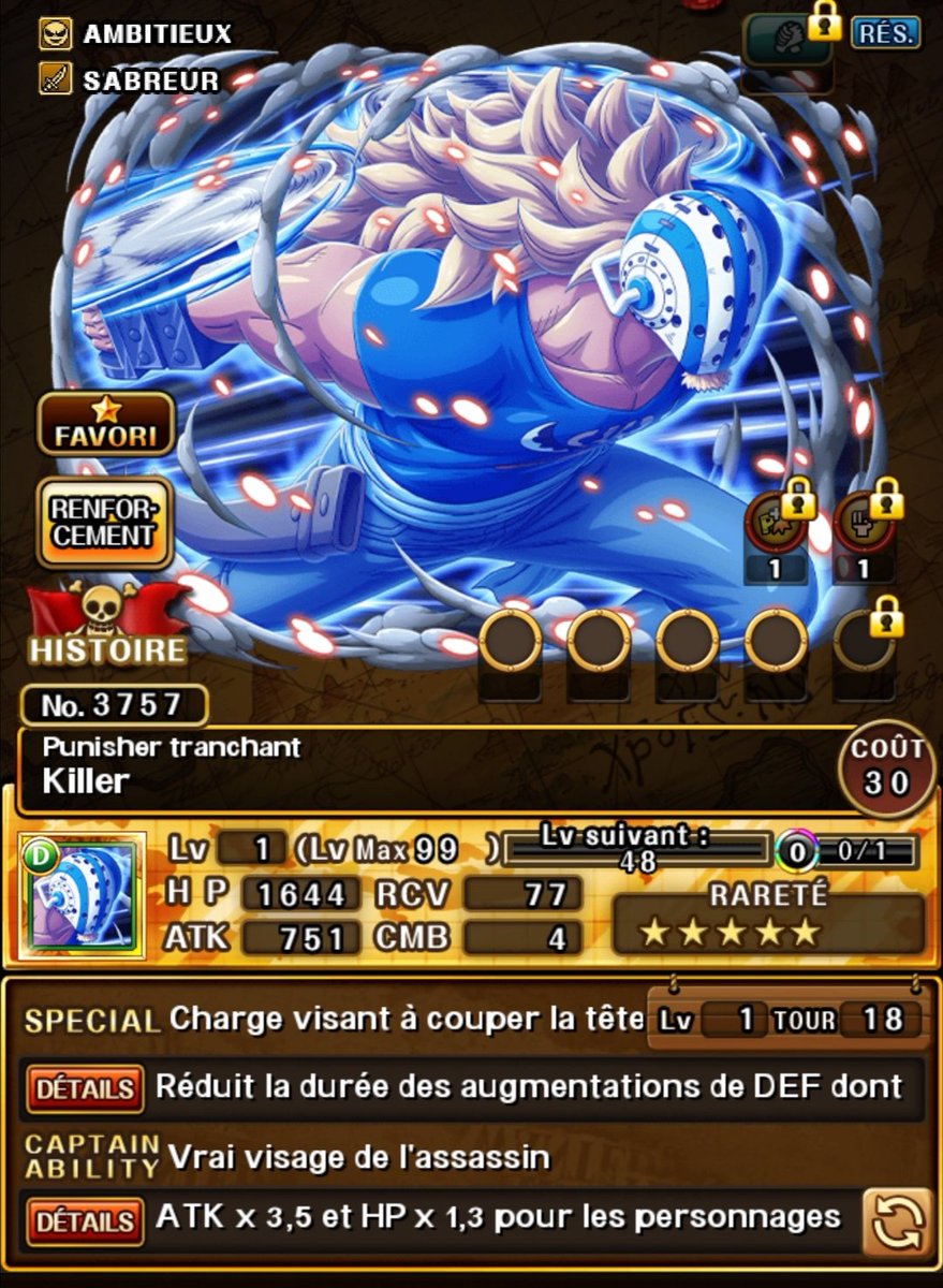 FGC_Sto's tweet photo. Oskour j'ai plus de gemmes mais je voulais tellement le Zoro πππ
#OPTC #OPTCFR https://t.co/U0FsRTwy30