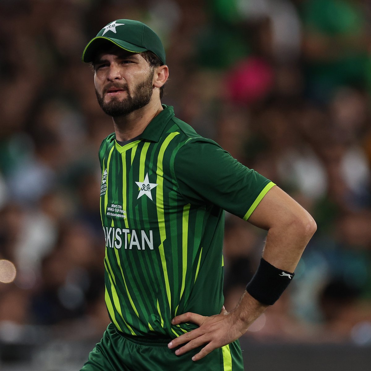 cricinfo's tweet photo. Pakistan's pace bowlers gave it their all 💔

#PAKvENG #T20WorldCup https://t.co/cmGLtqHTDm