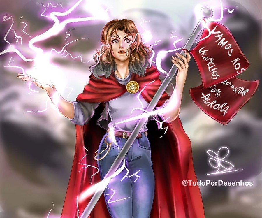 Tudopordesenho3's tweet photo. Where are we lovers of "Red Queen"?! Two fanarts by Mare Barrow and Maven Calore. #redqueen #marebarrow #Fanarts #mavencalore https://t.co/CNbsYkjfxN