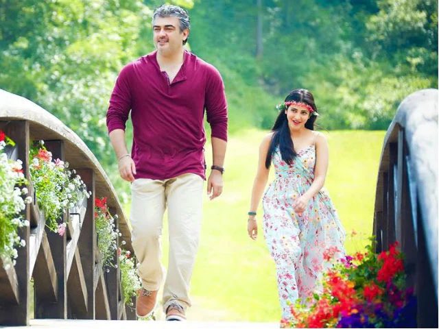 CinemaniaIndia's tweet photo. #AjithKumar’s blockbuster #Vedalam (2015), directed by #Siva, also starring #LakshmiMenon and #ShrutiHaasan with music by #AnirudhRavichander completed 7 years on Nov 10. The film is being remade in Telugu as #BholaaShankar with #Chiranjeevi and #KeerthySuresh.
#7YearsOfVedalam https://t.co/CGadoFAsv3