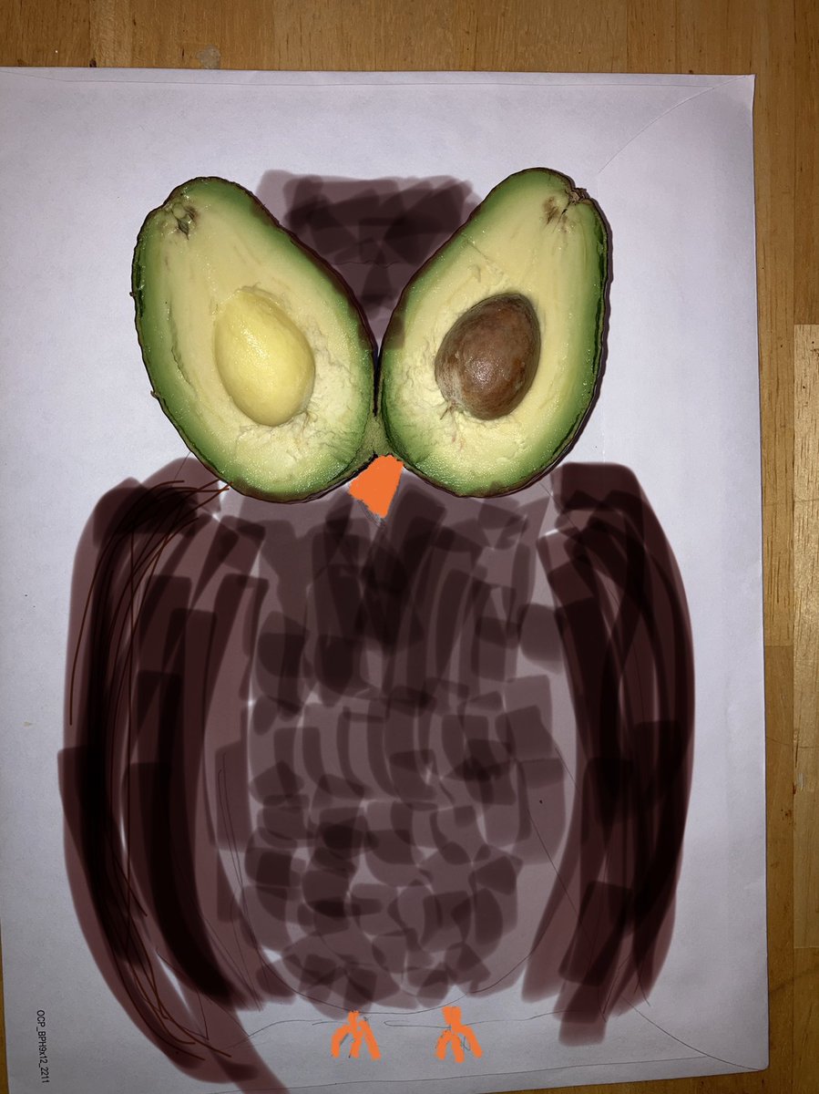 MarieKey_Fic's tweet photo. A breakfast-inspired #SundayLimerick written with @FableFiddler @jaim_ee_bree @OneWheelONeil
#poetry #poetrycommunity
Before coffee I’m the desperado
the kids make the meal with bravado
They split the two eyes
Then scoop a surprise
From the face of an owl-vocado https://t.co/qtToHQ1S1Y