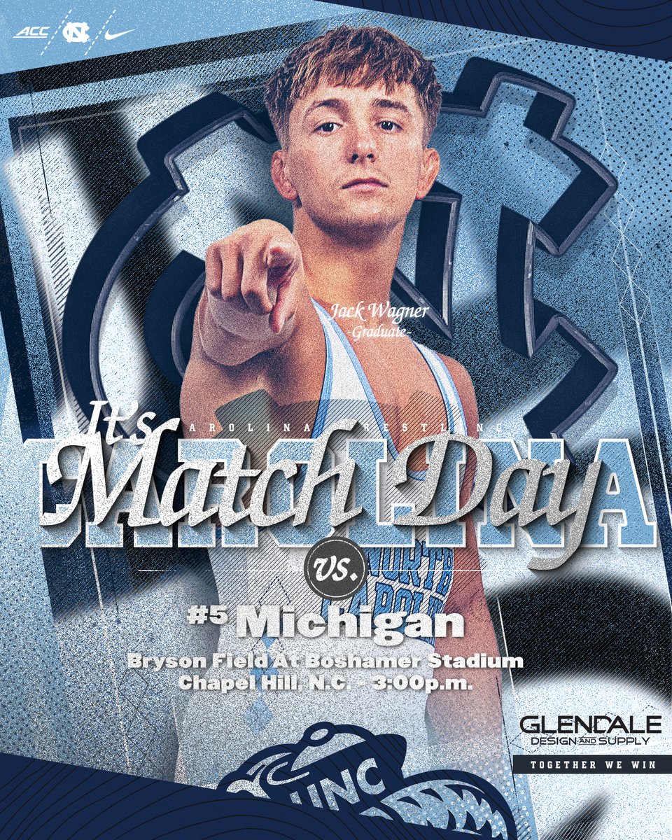 UNCWrestling's tweet photo. 𝐃𝐨𝐮𝐛𝐥𝐞𝐬 𝐨𝐧 𝐭𝐡𝐞 𝐃𝐢𝐚𝐦𝐨𝐧𝐝 𝐢𝐬 𝐡𝐞𝐫𝐞⚾️💎🤼‍♂️

Join us for a Sunday matinee of wrestling. 

🆚 @umichwrestling
📍 Boshamer Stadium
🎟 Free Admission 
⌚️ 3 p.m. 
📺 https://t.co/NKql98jkLN 
📊 @trackwrestling 
ℹ️ https://t.co/kmSkWRa9UL 

#GoHeels https://t.co/S11QigDSxP