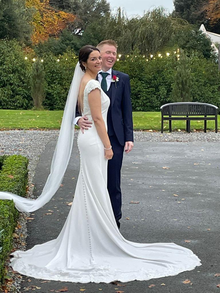 LaraghUnitedGAA's tweet photo. Congrats to former @LaraghUnitedGAA player Louise Donohoe who tied the knot yesterday to Shane Minihan from Cork. Here’s to many years of Health &amp; Happiness @ranelaghgaels @castlehavenGAA #happycouple #weddingbells #united #laraghnephews https://t.co/S3nO9PxlY1