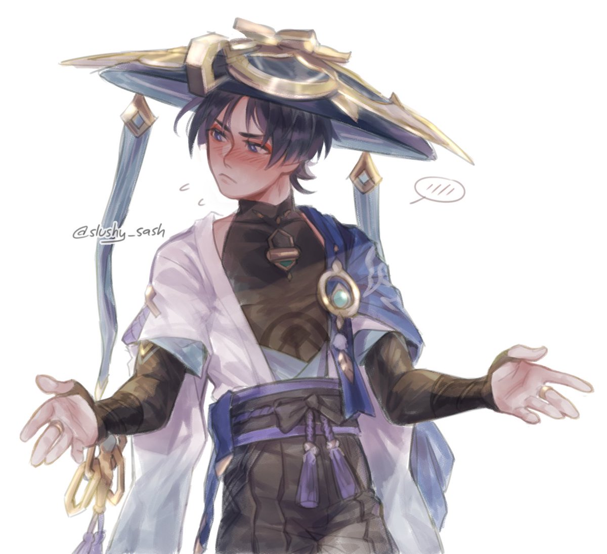 slushy_sash's tweet image. will you hug him? 🥺👉👈
#Genshinlmpact #scaramouche #wanderer
