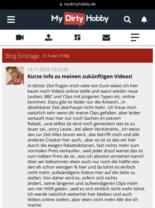 Kurze Info was meinen Content auf MDH angeht. https://t.co/LovxSENn8s