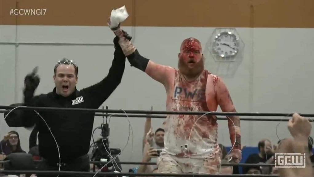 TNTExtremeWres's tweet photo. Congratulations to @TheDukeJWM who won the @GCWrestling_ Nick Gage Invitational #NGI7 last night.

JWM has a huge challenge in store on December 1st when he takes on @ClintMargera for the TNT Extreme Division World Championship in a Dry Ice Deathmatch!

🎟 https://t.co/n7lKNHaHMH https://t.co/NxepZno8k1
