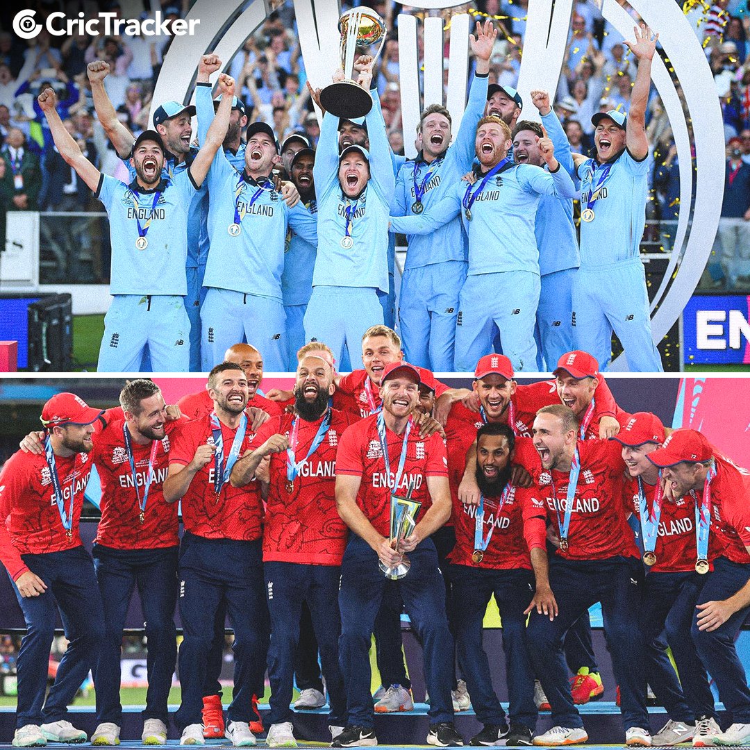 PAKSport_Tv's tweet photo. 🏆ODI World Cup 2019
🏆T20 World Cup 2022

England are the reiging ODI &amp; T20 World Cup champions.

THE KINGS OF LIMITED OVERS CRICKET? https://t.co/QZY5IAEjG8