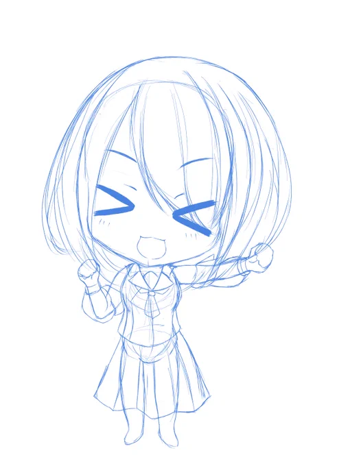 幽子ちゃんもデフォルメしてみる 