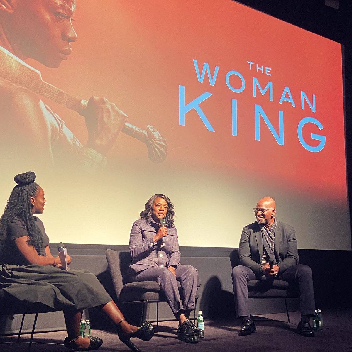 “Go and change the world Dominique” - <a href="/violadavis/">Viola Davis</a> #missionaccepted 🖤

Still processing how life changing this conversation was at the <a href="/WomanKingFilm/">The Woman King UK</a> private screening ✨