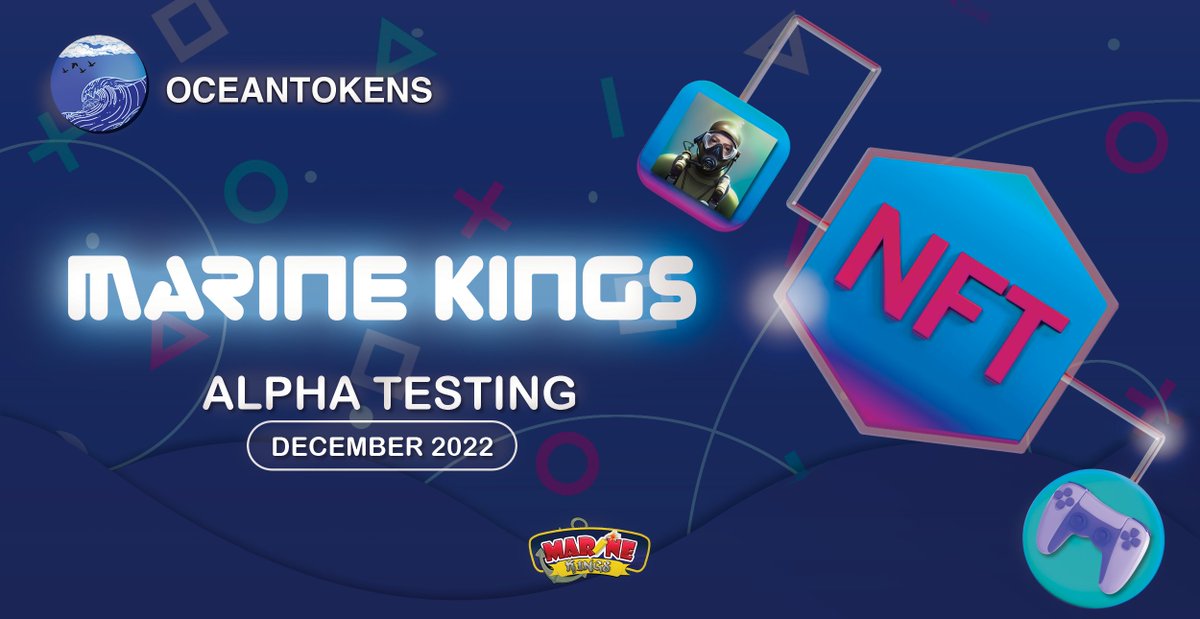 Marine Kings #PlayToEarn #NFT game on #Stellar will have their AlphaTest this December 2022

20 testers will share a price pool of $400 and the highest score will get a rare #Alana #NFT and $50

Click here:
forms.gle/CXZih6ZPWxsXrq…
Chat:
t.me/oceantokensoff…

#gaming #Giveaway