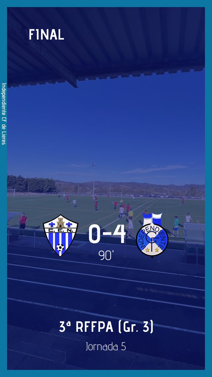 Final en Nava. Nos llevamos los tres puntos en un partido sin grandes complicaciones.

#LieresEsFútbol