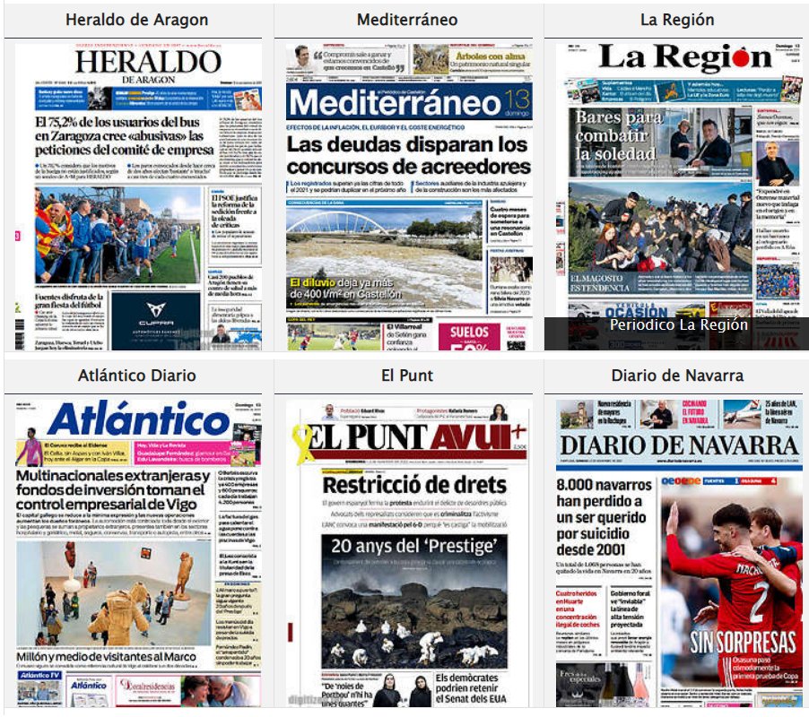 anheto10's tweet photo. Las portadas de hoy de los diarios españoles, ni uno solo habla de la huelga en Madrid por la Sanidad pública, ya es casualidad, ¿no? https://t.co/hOGW4RC5Ha