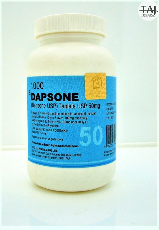taj_pharma's tweet photo. #Dapsone #Tablets #Therapeutic indications:
1) As part of a multi-drug #regimen in the treatment of all forms of #leprosy.
2) Treatment of #dermatitis #herpetiformis and other #dermatoses.
3) #Prophylaxis of #malaria in combination with #pyrimethamine. https://t.co/IbWYnH434u