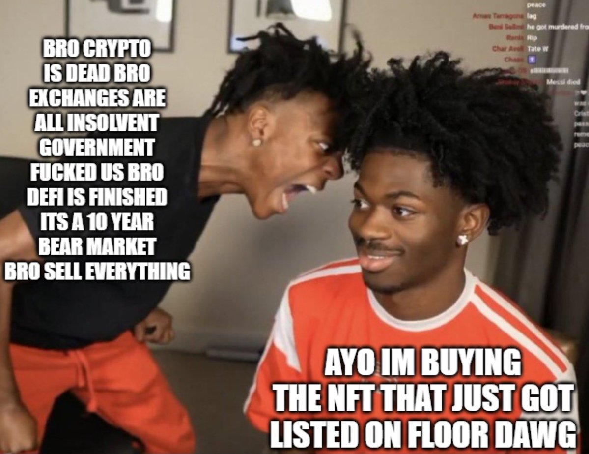 I enjoy crypto twitter cause its much more important and aligned to my passions of being in the space

but nft twitter is just such a vibe, there is really something special going on here