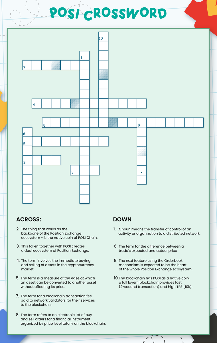 PositionEx's tweet photo. It’s #PositionPuzzle time! 😍🥳
Drop your answer and take the prize!
Don’t forget to:
✔️ Follow Position Exchange
✔️ RT, tag 3 friends
And dont forget to drop your wallet address!

🏆 2000 POSI to be shared! https://t.co/l8YLblGlMD