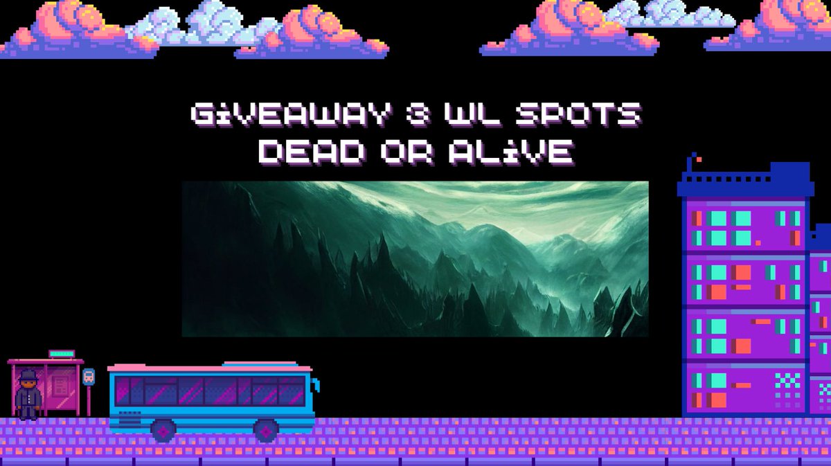 Random Alpha NFT (@randomalphanft) on Twitter photo 🟪 Dead or Alive WL #Giveaway 🟪
🏆Prizes: 3WL
Enter by:
Follow: <a href="/DeadOrAliveNFT/">Dead or Alive (Mints Dec 19 - 5 PM EST)</a>
Follow: <a href="/RandomAlphaNFT/">Random Alpha NFT</a>
Like & RT
PROJECT OVERVIEW: x.com/RandomAlphaNFT…
#NFTCommunity #NFT #NFTGiveaway 🟪 Dead or Alive WL #Giveaway 🟪
🏆Prizes: 3WL
Enter by:
Follow: <a href="/DeadOrAliveNFT/">Dead or Alive (Mints Dec 19 - 5 PM EST)</a>
Follow: <a href="/RandomAlphaNFT/">Random Alpha NFT</a>
Like & RT
PROJECT OVERVIEW: x.com/RandomAlphaNFT…
#NFTCommunity #NFT #NFTGiveaway