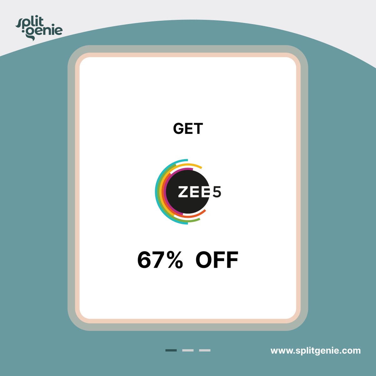 SplitGenie's tweet photo. Split your Zee5 subscription with others on https://t.co/yHJlabD0xm and save 67% 💖

Join a Zee5 subscription at just Rs. 233 per year! 😮

Share (or Host) your subscription and earn 600/- annually🤑

#zee5 #startup #business #india #T20WorldCupFinal #PAKvENG #Champions https://t.co/xtFQ9jkQFl