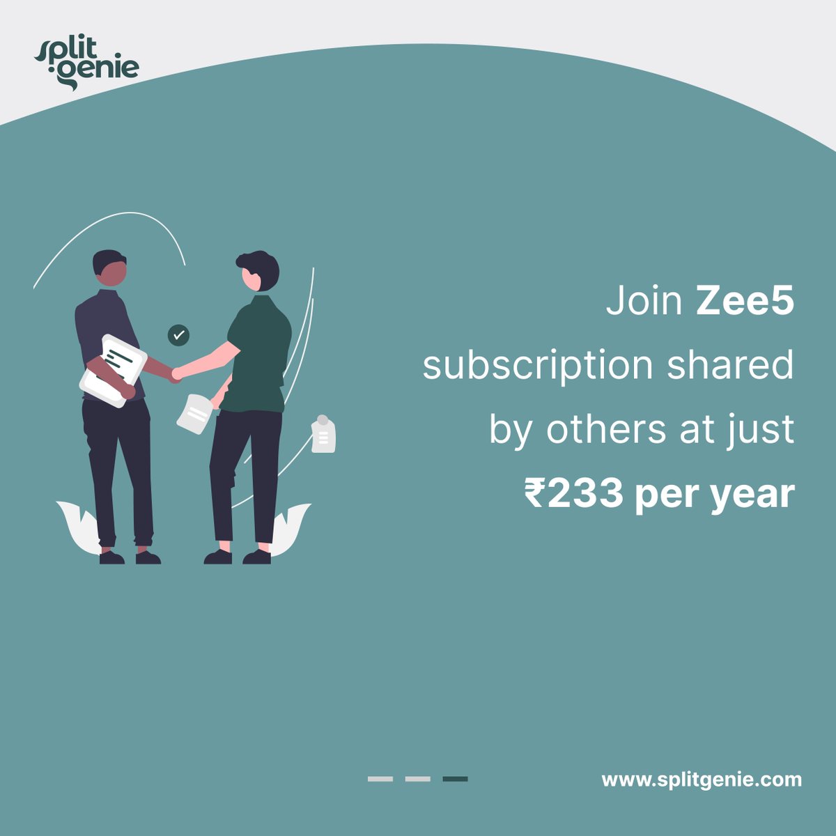 SplitGenie's tweet photo. Split your Zee5 subscription with others on https://t.co/yHJlabD0xm and save 67% 💖

Join a Zee5 subscription at just Rs. 233 per year! 😮

Share (or Host) your subscription and earn 600/- annually🤑

#zee5 #startup #business #india #T20WorldCupFinal #PAKvENG #Champions https://t.co/xtFQ9jkQFl