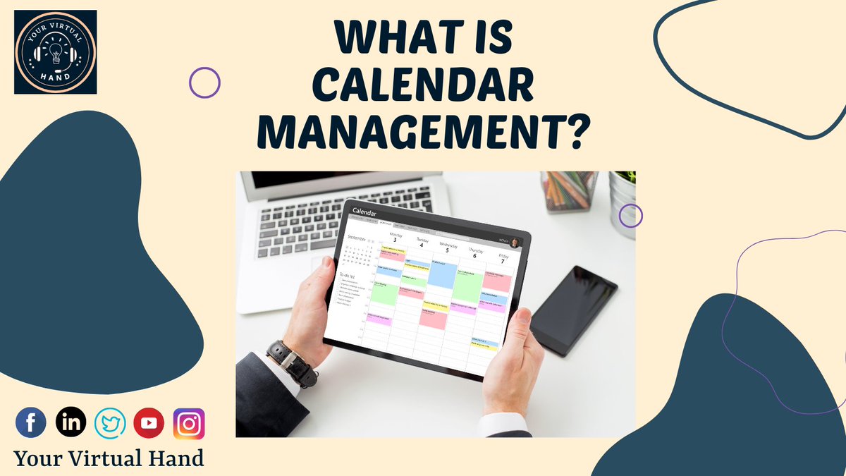 YourVirtualHand's tweet photo. Creating and scheduling meetings, accepting meeting invites, resolving conflicts, and using your calendar to optimize time... ⏳

To know more, visit  https://t.co/u4ys0ZLXEq.

Let's get connected!
My socials: Your Virtual Hand

#YourVirtualHand 
#CalendarManagement" https://t.co/ZtaRTQsZJ0