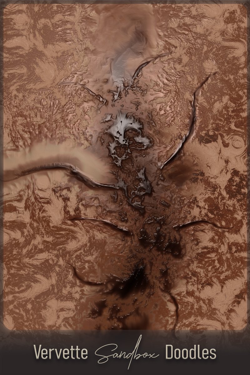 TaronForMost's tweet photo. Starting the day with more procedural experiments and letting it excavate imaginary fossiles. Vervette's Sandbox keeps growing...
#abstractart #digitalpainting #fluidart #vervette https://t.co/X7894muOAg