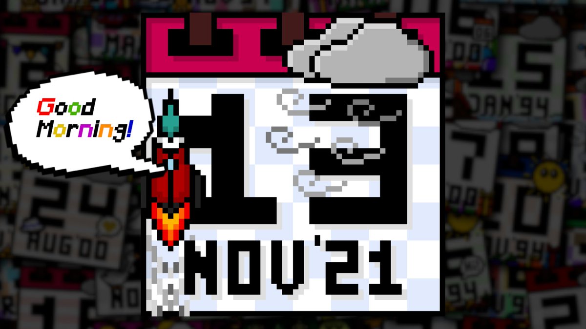cryptodaysio's tweet photo. GM from 2021 🚀

#NFT #NFTCollection https://t.co/rs3alV527L