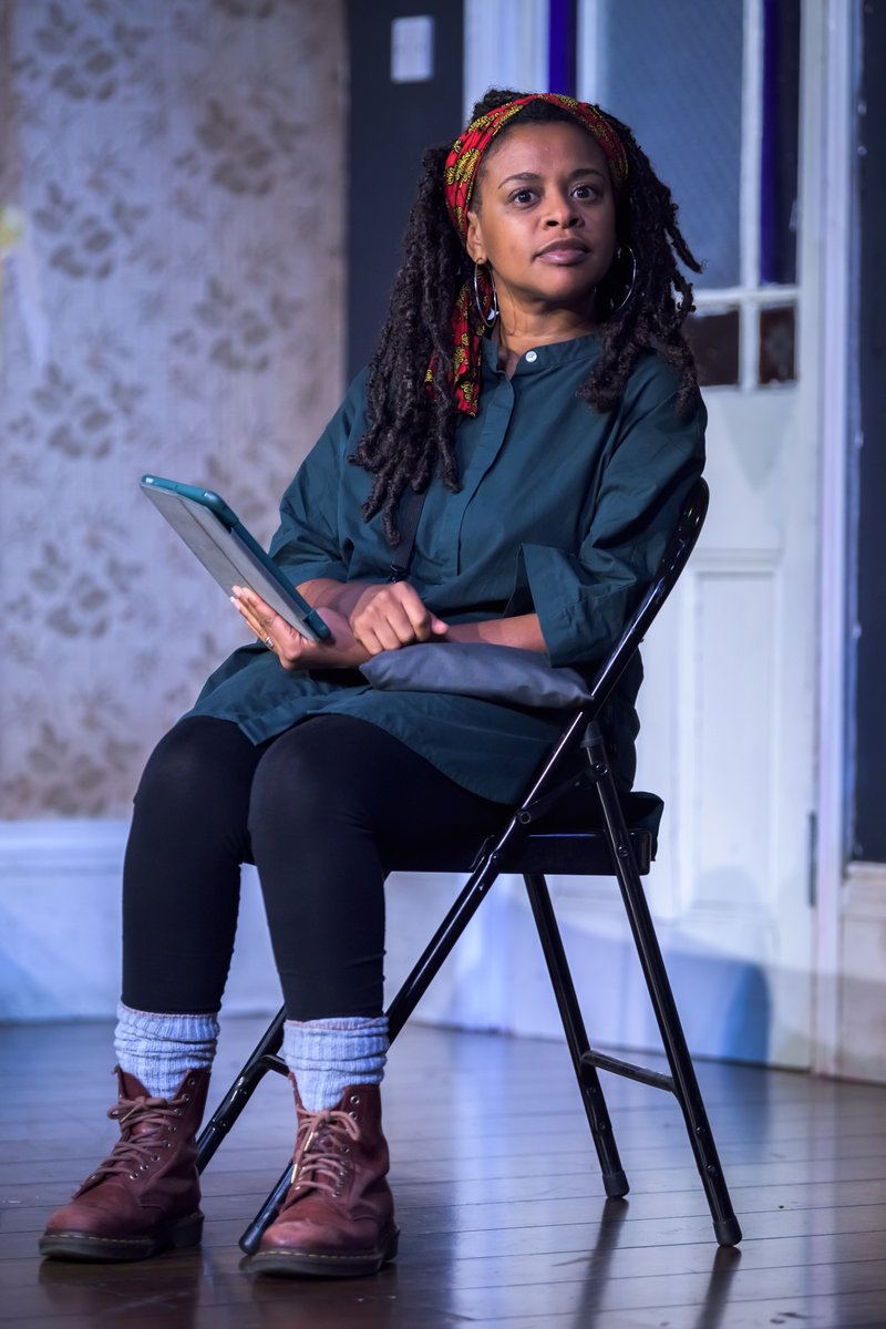 GregMosse's tweet photo. More nuance and authenticity from Ayesha Antoine @ayeshaantoine in the @CriTheatre Showcase for #FracturedReflections by @Voices4Real Carol Russell :) https://t.co/1nwQJG6grm